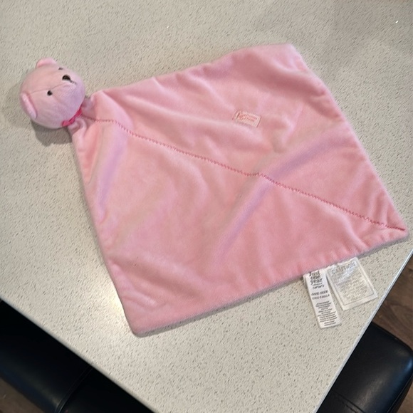 Carter's Just one year - Precious Firsts Pink Bear Baby Blanket lovey - Picture 1 of 7